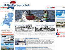 Tablet Screenshot of hollandbootsverleih.de